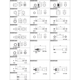 Jeu de 24 pièces pour extraction d’alternateur