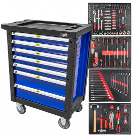 SERVANTE D'ATELIER BERNER EVOLUTION BLEU + ENSEMBLE 115 OUTILS